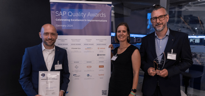 Mewa und Sybit als Grand Winner bei den SAP Quality Awards 2024 ausgezeichnet Mewa und Sybit als Grand Winner bei den SAP Quality Awards 2024 ausgezeichnet