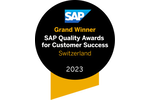SAP Quality Award CH for the Kistler Group