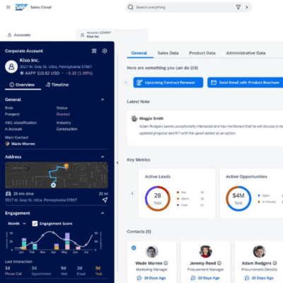 Guided Selling Dashboard View